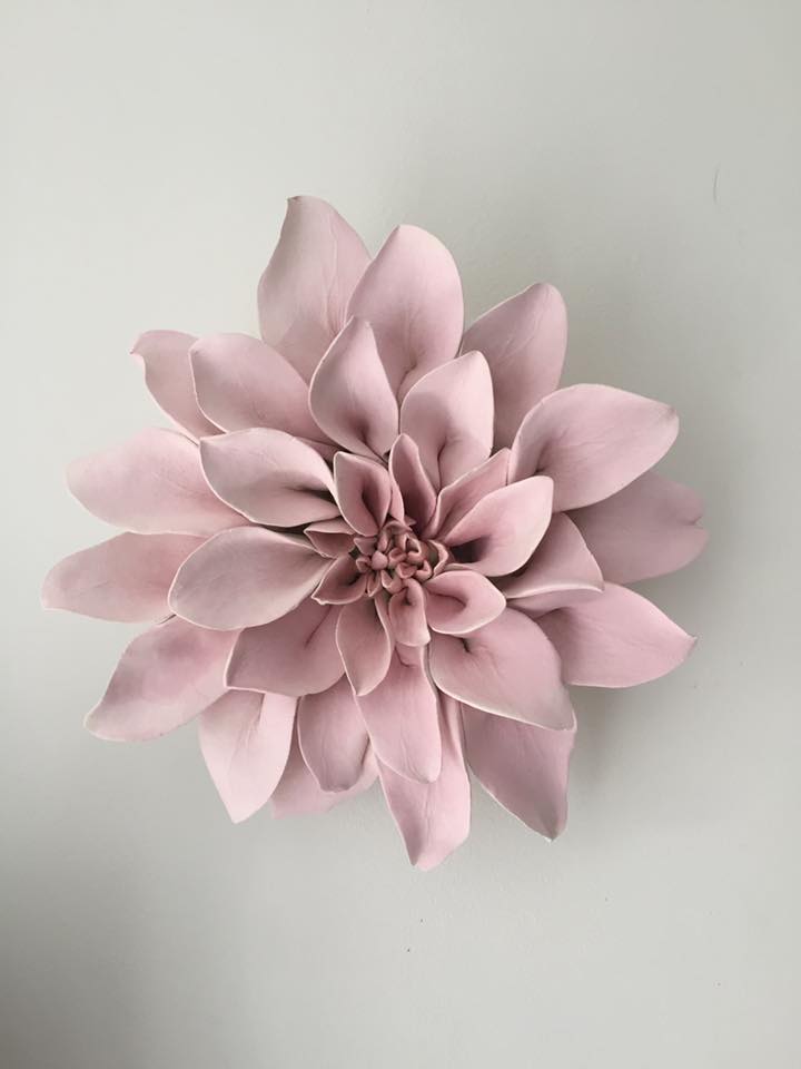 dahlia wall art